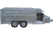 Cement footing trailer